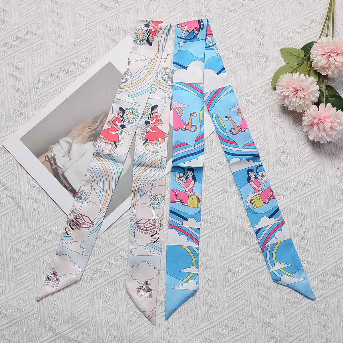 Luxury Bags Duffle - Women Hair Scarf 2024 New Brand