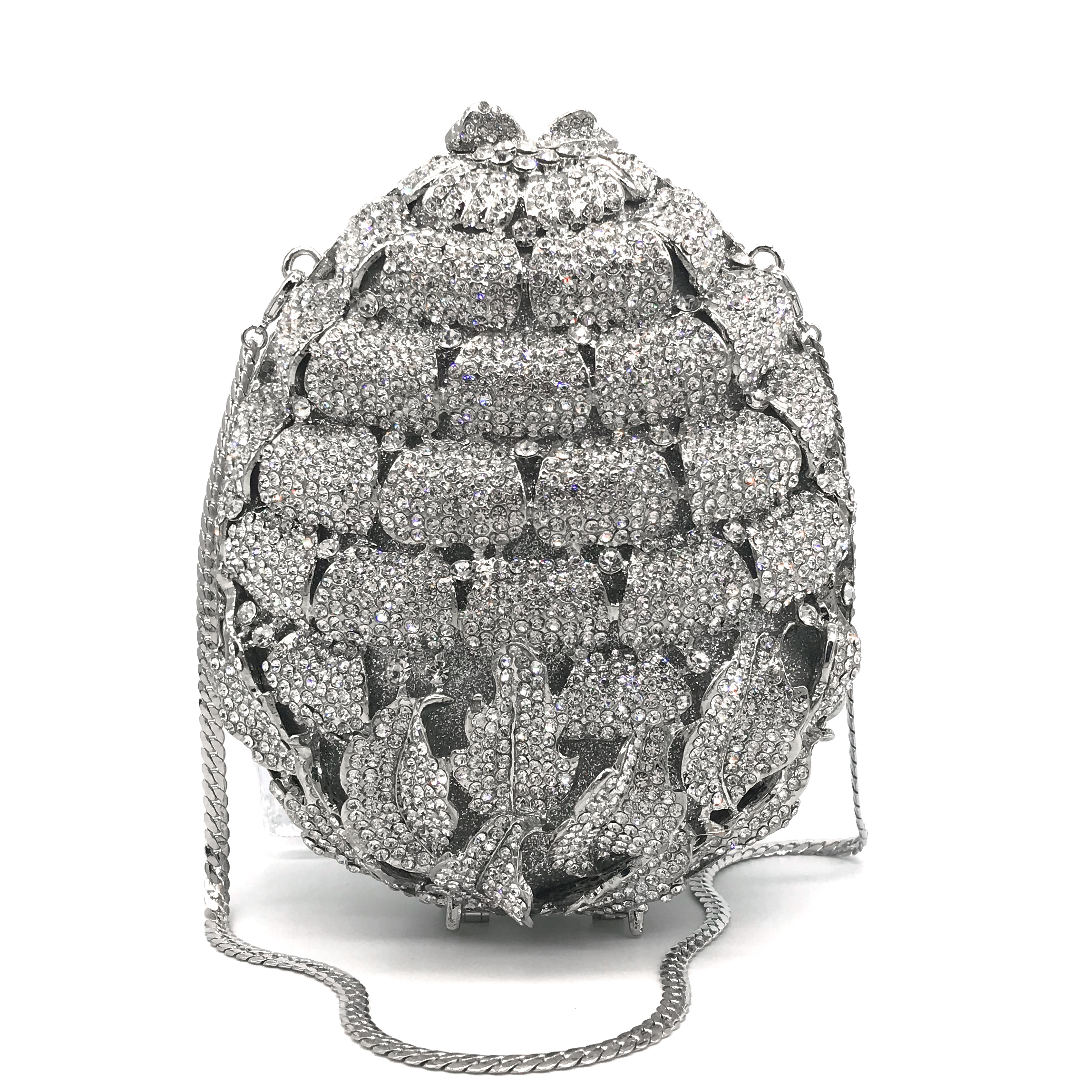 Luxury Bags For Sale - Wholesale Luxury Silver Pineapple Lady Evening