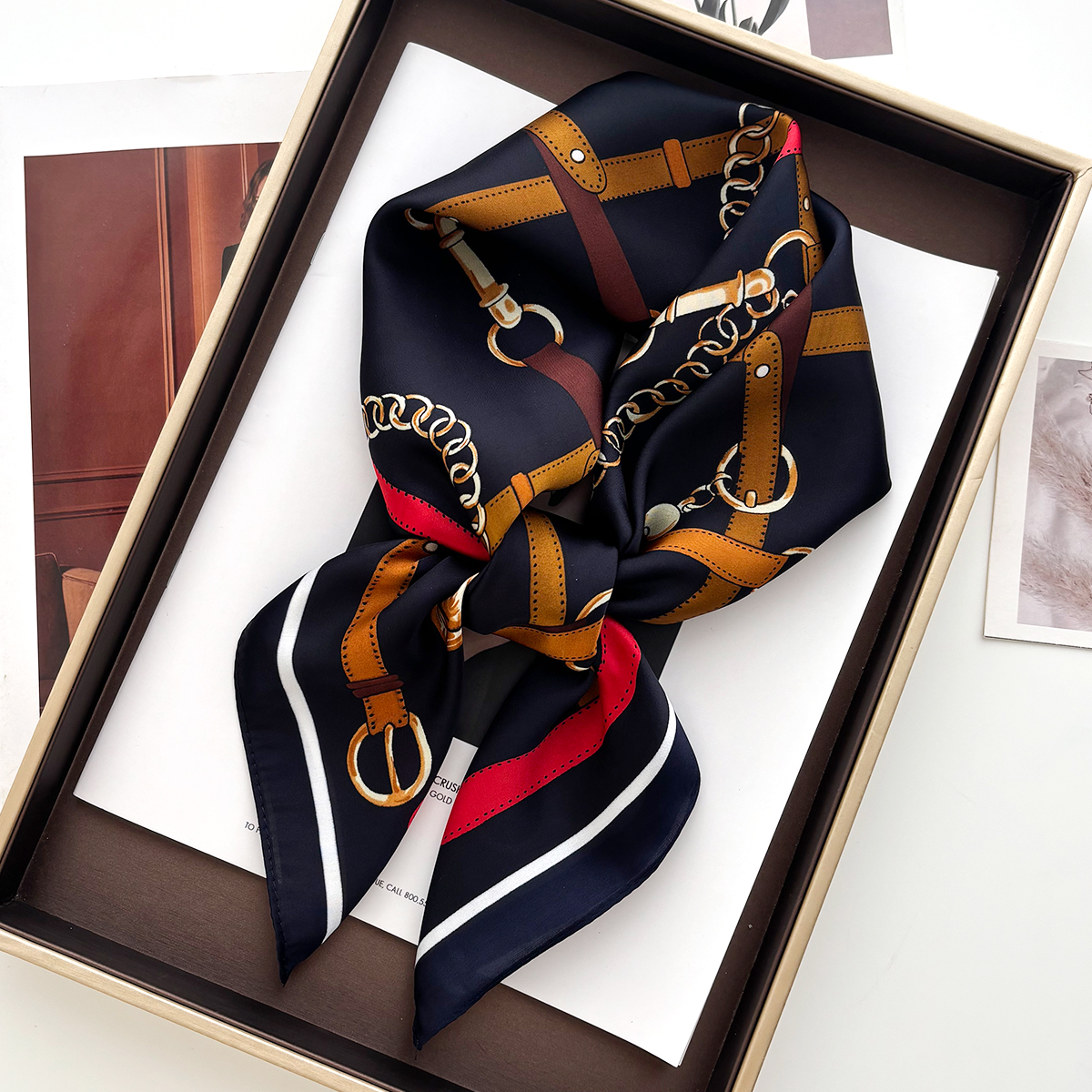 Luxury Bags Duffle - Luxury 70*70cm Square Scarf for Women