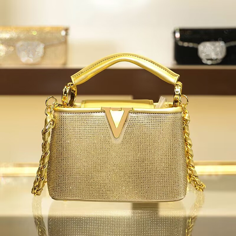 Luxury Bags Big - 2025 Luxury Diamonds Large Capacity Women's