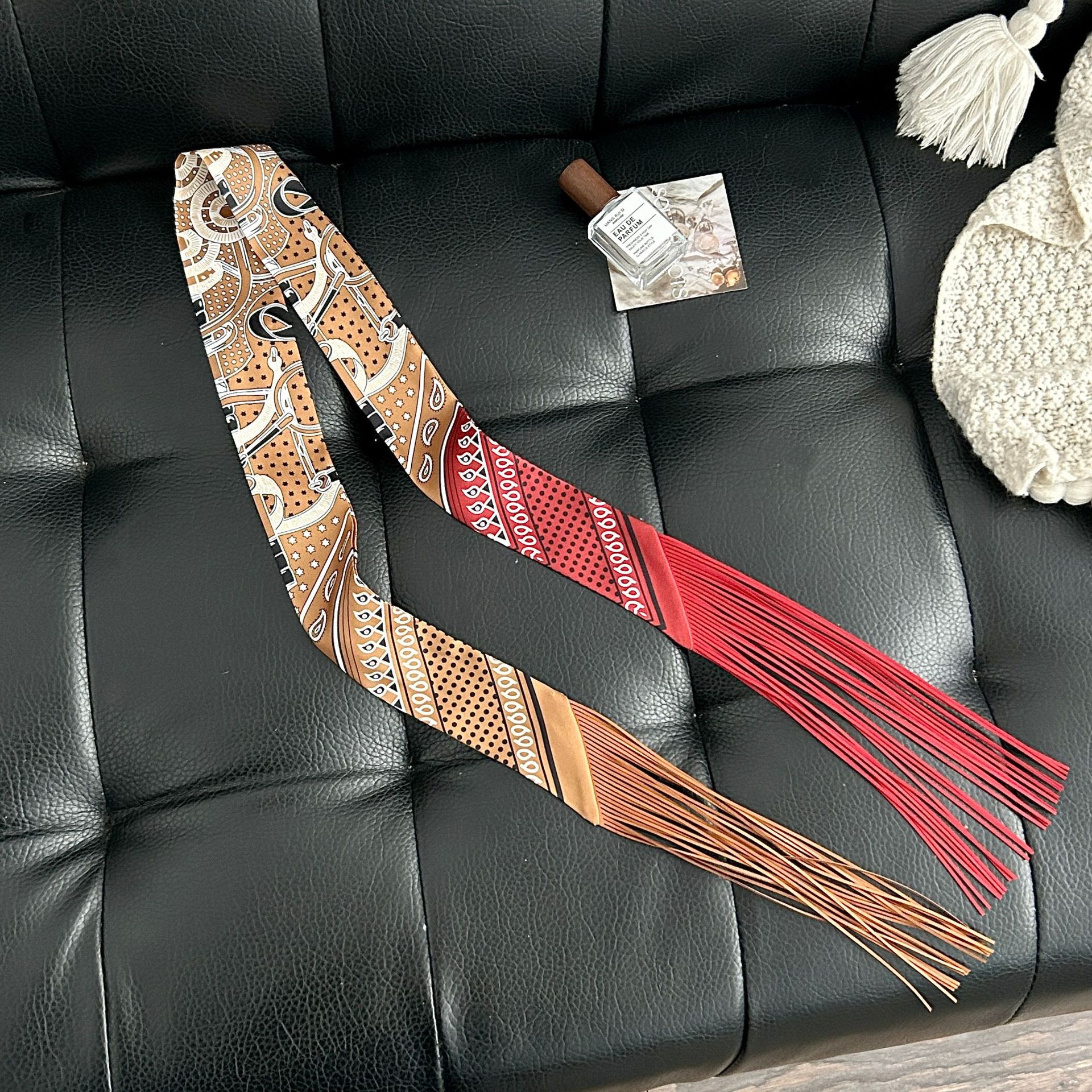 Luxury Tassel Skinny Scarf for - Luxury Bags Duffle avaliação e preço