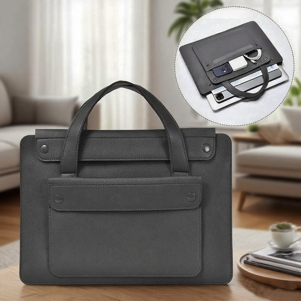 Laptop Bag Handbag Sleeve PU L - Laptop Bag Leather 15 avaliação e preço