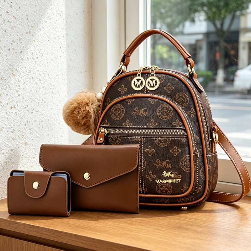 3-piece women's bag set, light - Luxury Bags & Leather Repair Of Atlanta Reviews avaliação e preço