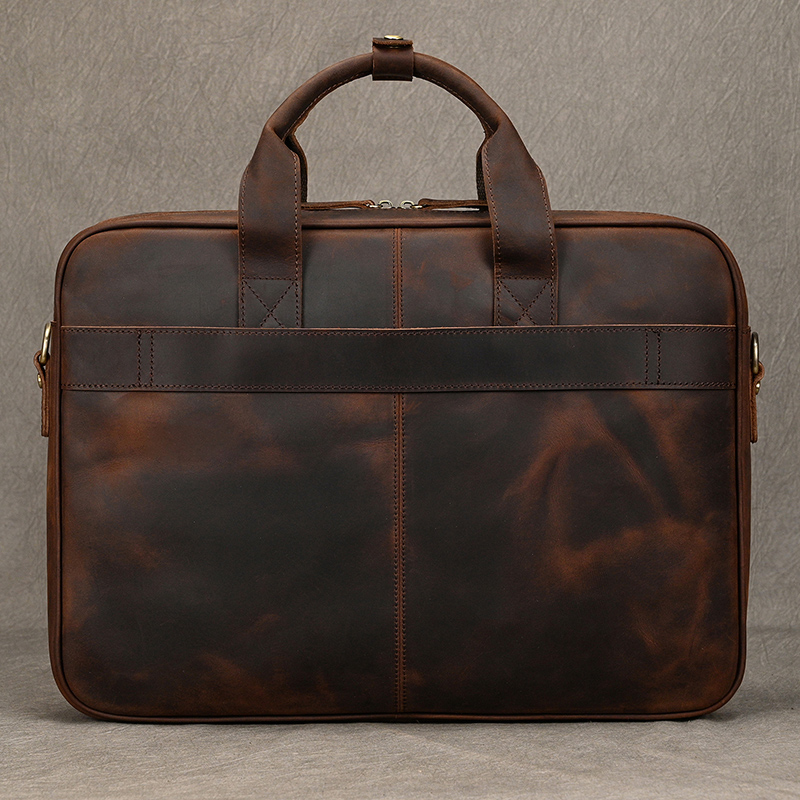 Crazy Horse Genuine Leather Me - Laptop Bag Leather 15 avaliação e preço