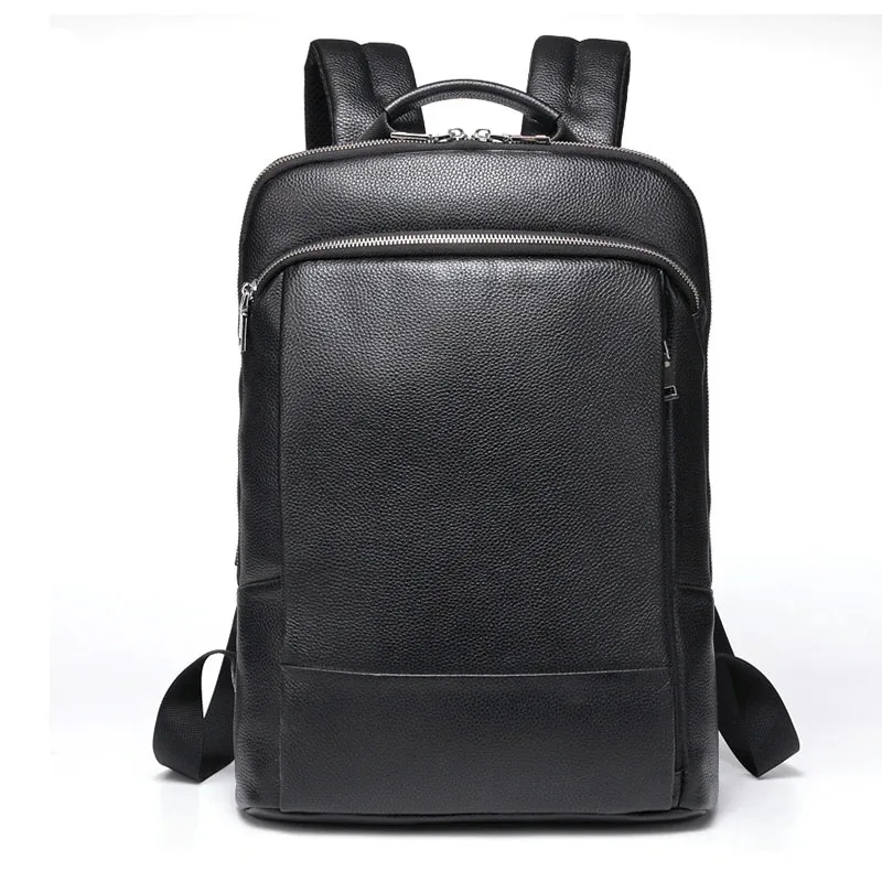 Genuine Leather Backpack Men 1 - Briefcase Leather Slim avaliação e preço