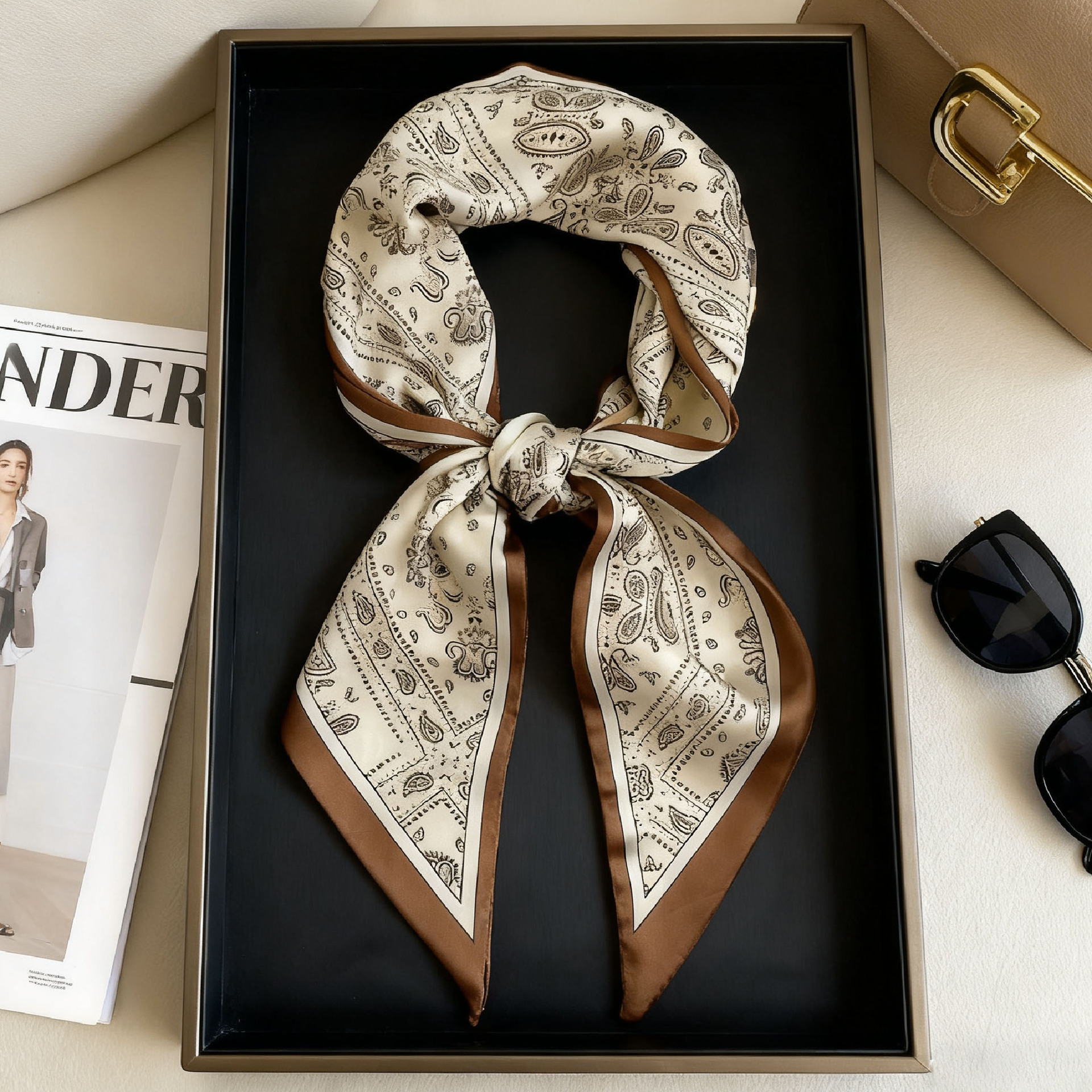 Luxury Long Neckerchief Skinny - Luxury Bags Duffle avaliação e preço