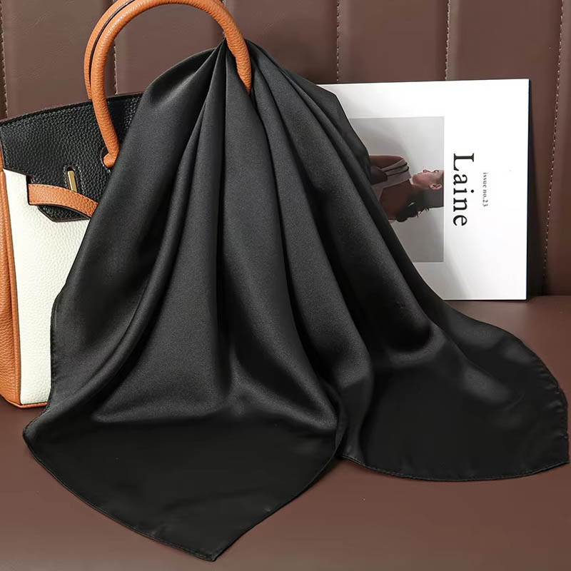 Luxury Solid Color Silk Square - Luxury Bags Duffle avaliação e preço