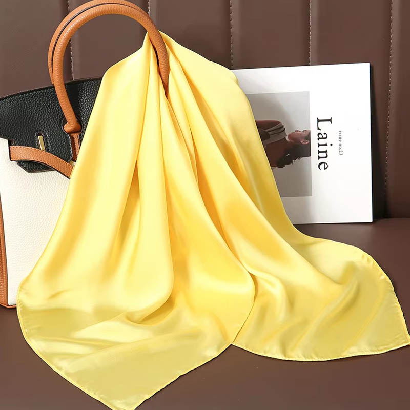 Luxury Solid Color Silk Square - Luxury Bags Duffle avaliação e preço