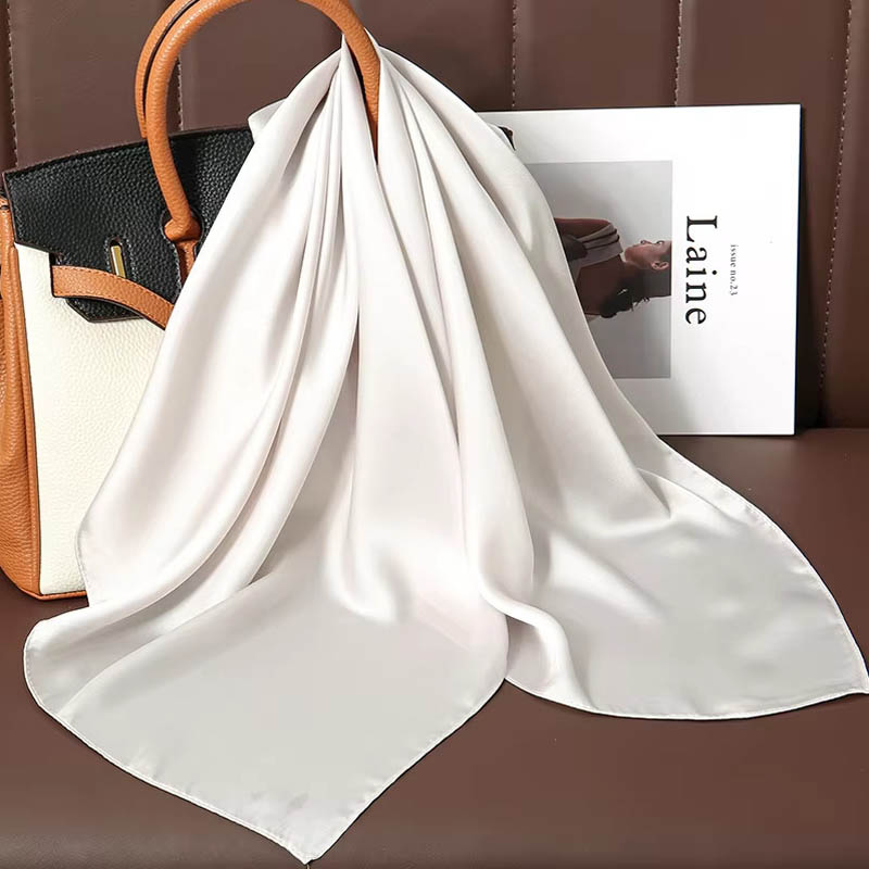 Luxury Solid Color Silk Square - Luxury Bags Duffle avaliação e preço