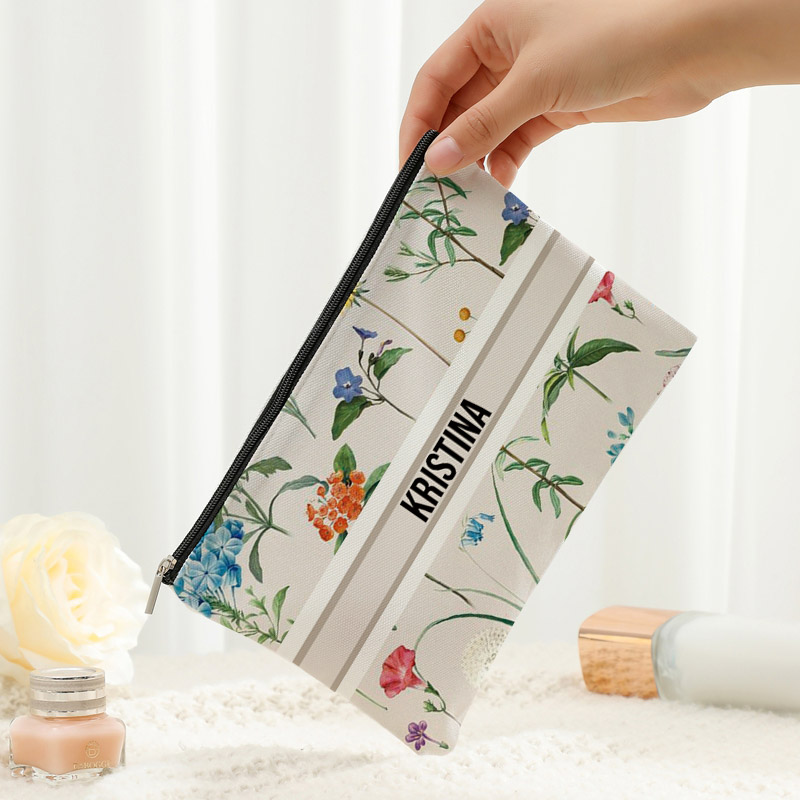 Custom Name Vintage Makeup Bag - Luxury Bags Brand Names avaliação e preço