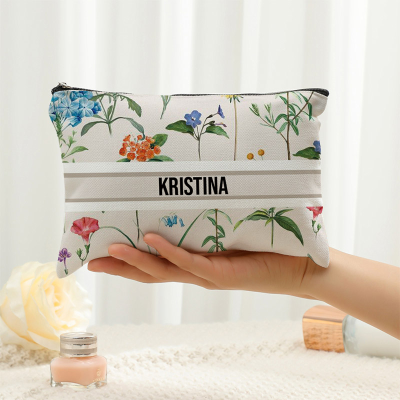 Custom Name Vintage Makeup Bag - Luxury Bags Brand Names avaliação e preço