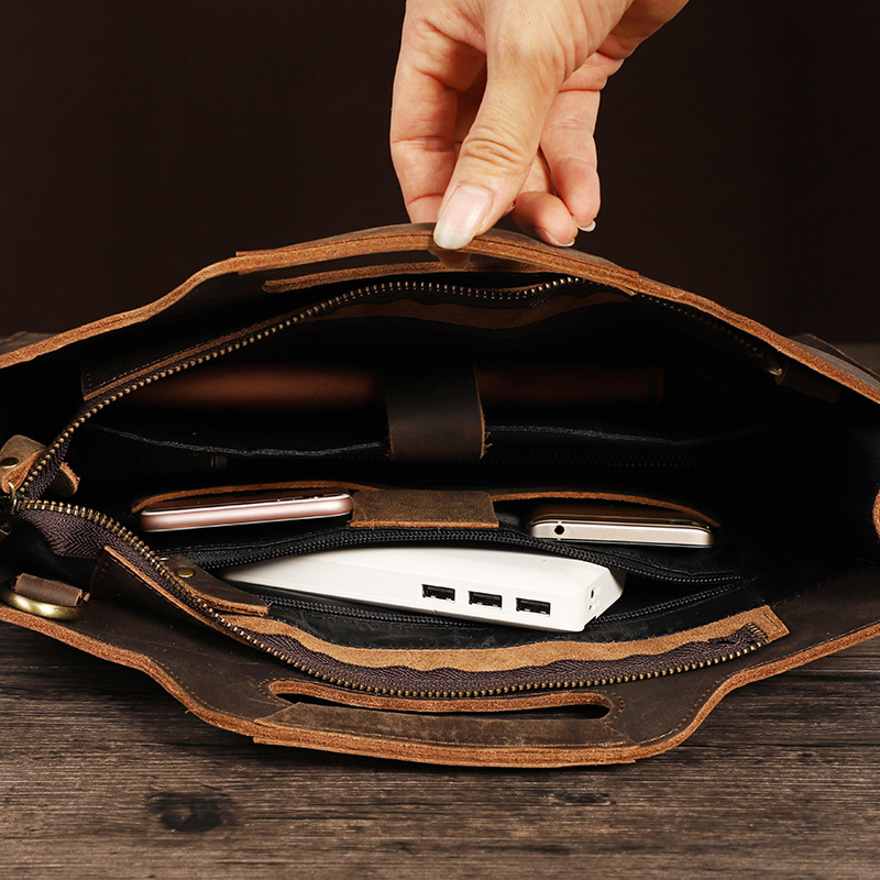 Newsbirds Thick Leather Black  - Briefcase Leather Slim avaliação e preço