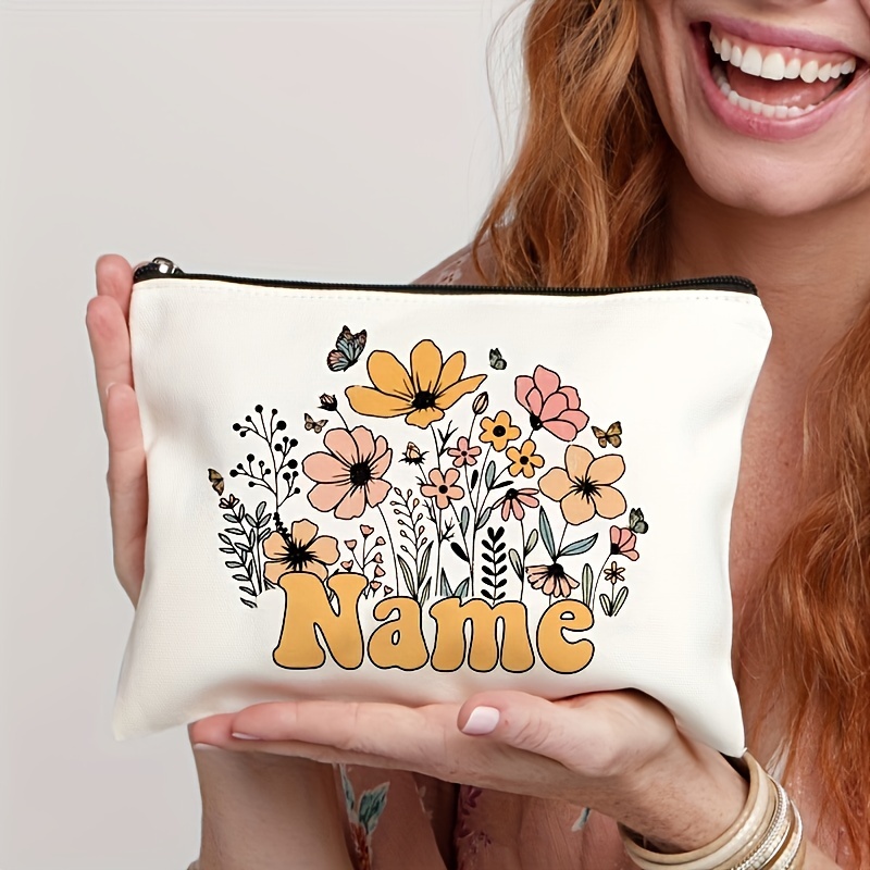 Personalized Name Makeup Bag T - Luxury Bags Brand Names avaliação e preço