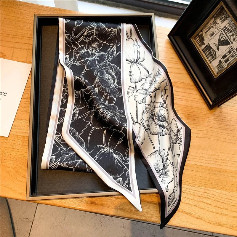 Luxury Long Silk Scarf Female  - Luxury Bags Duffle avaliação e preço