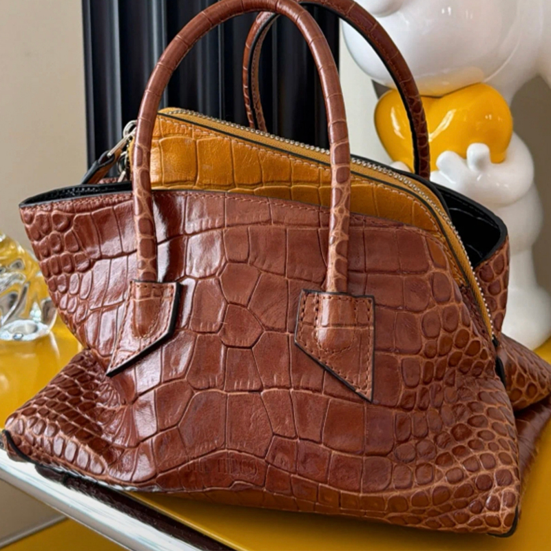 Luxury Crocodile Embossed Text - Luxury Bags Big avaliação e preço
