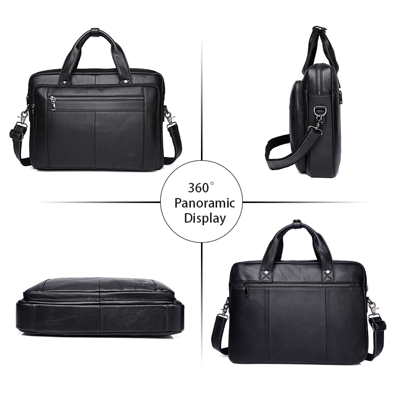 SCHLATUM Genuine Leather Bussi - Laptop Bag Leather 15 avaliação e preço