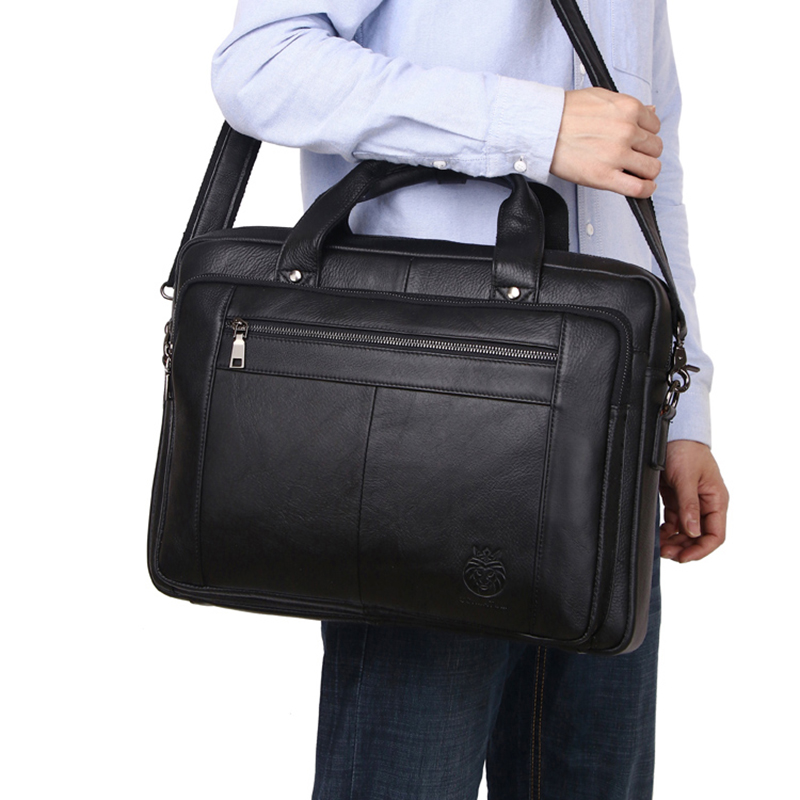 SCHLATUM Genuine Leather Bussi - Laptop Bag Leather 15 avaliação e preço