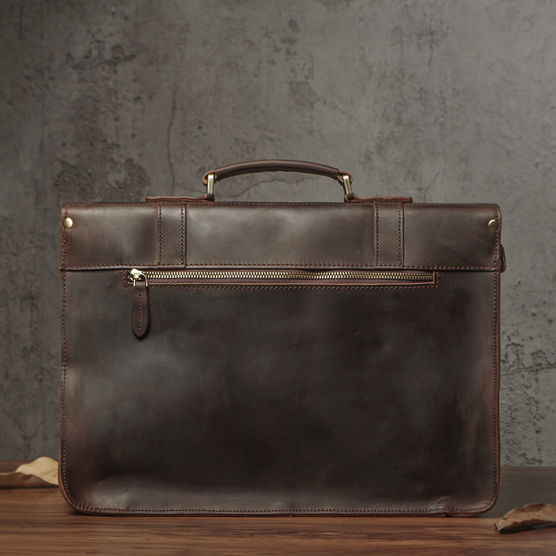 NUKA Men's Executive Briefcase - Laptop Bag Leather 15 avaliação e preço