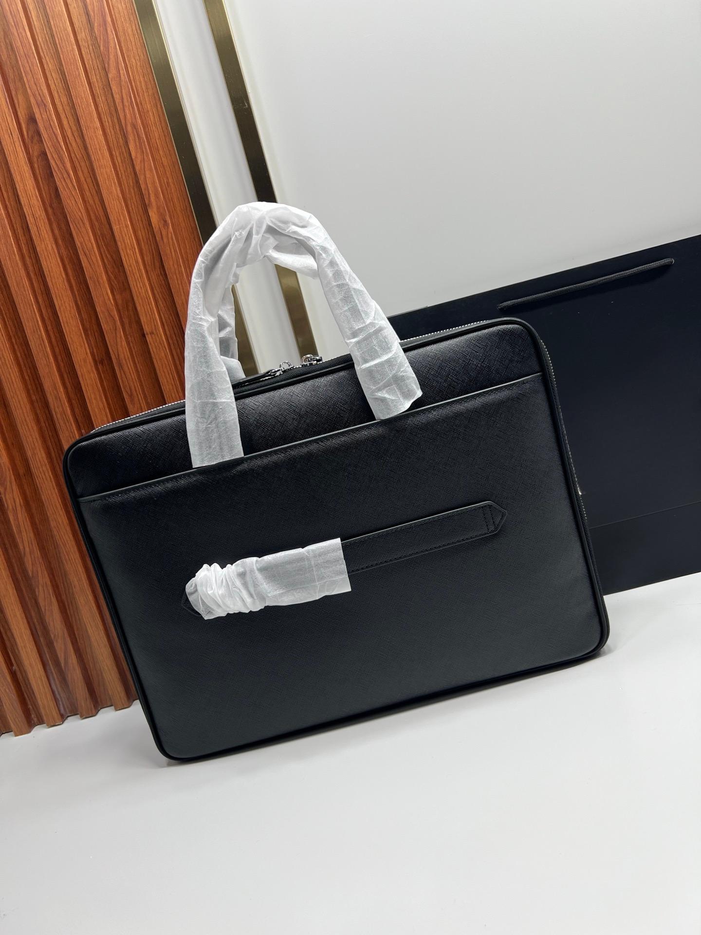 New Slim Genuine Leather Busin - Briefcase Leather Slim avaliação e preço