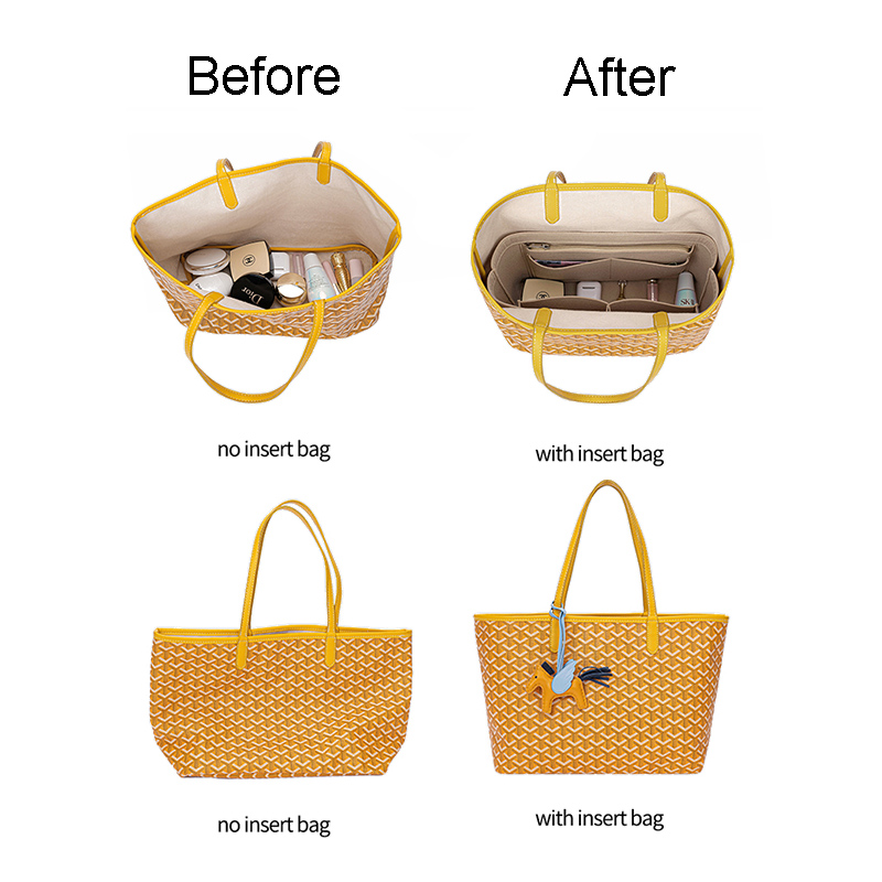 Felt Insert Bag Cosmetic Organ - Luxury Bags Goyard avaliação e preço