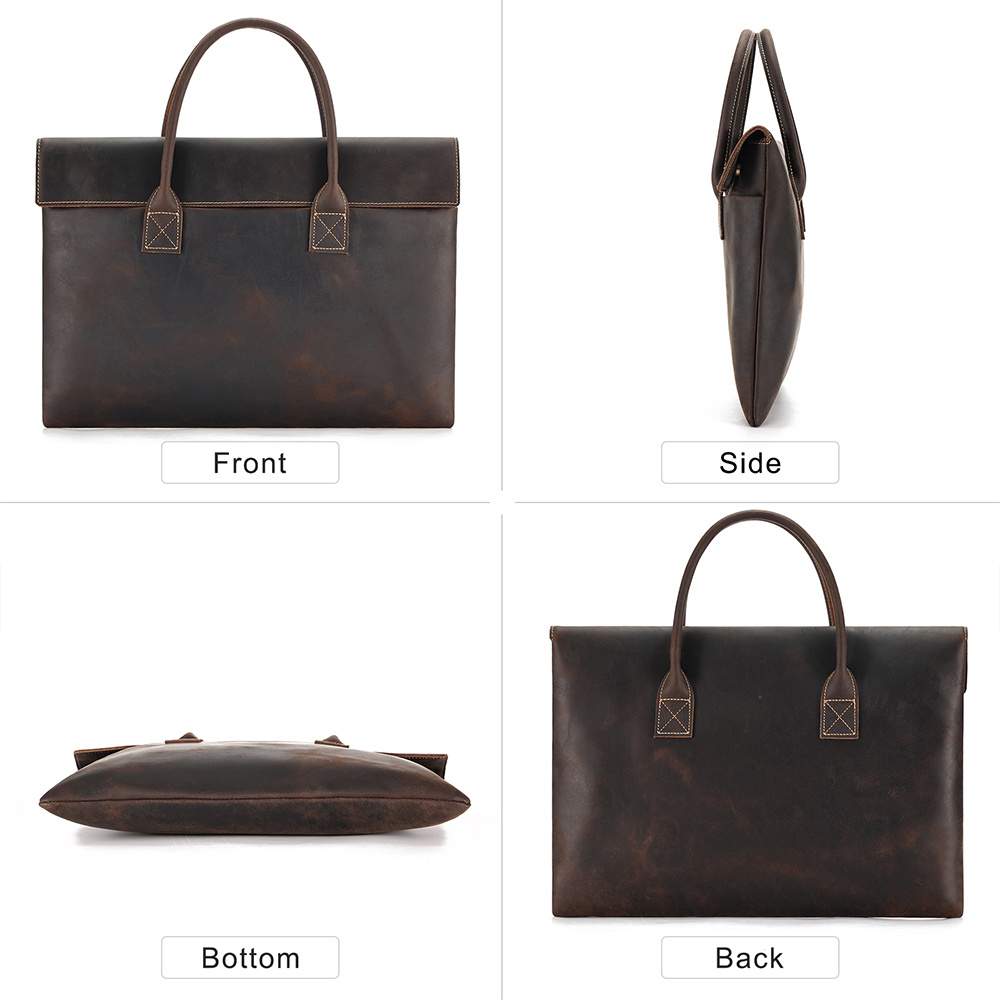 JOYIR Genuine Leather Vintage  - Briefcase Leather Slim avaliação e preço