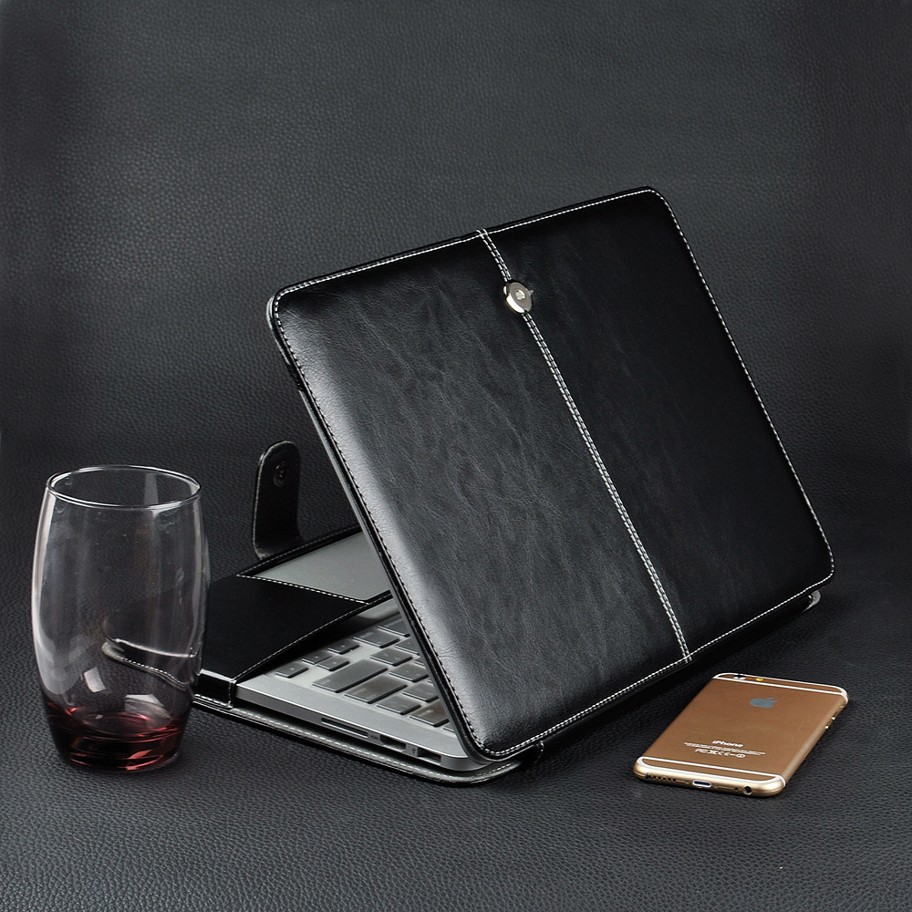 Fashion PU Leather Laptop Case - Laptop Bag Leather 15 avaliação e preço