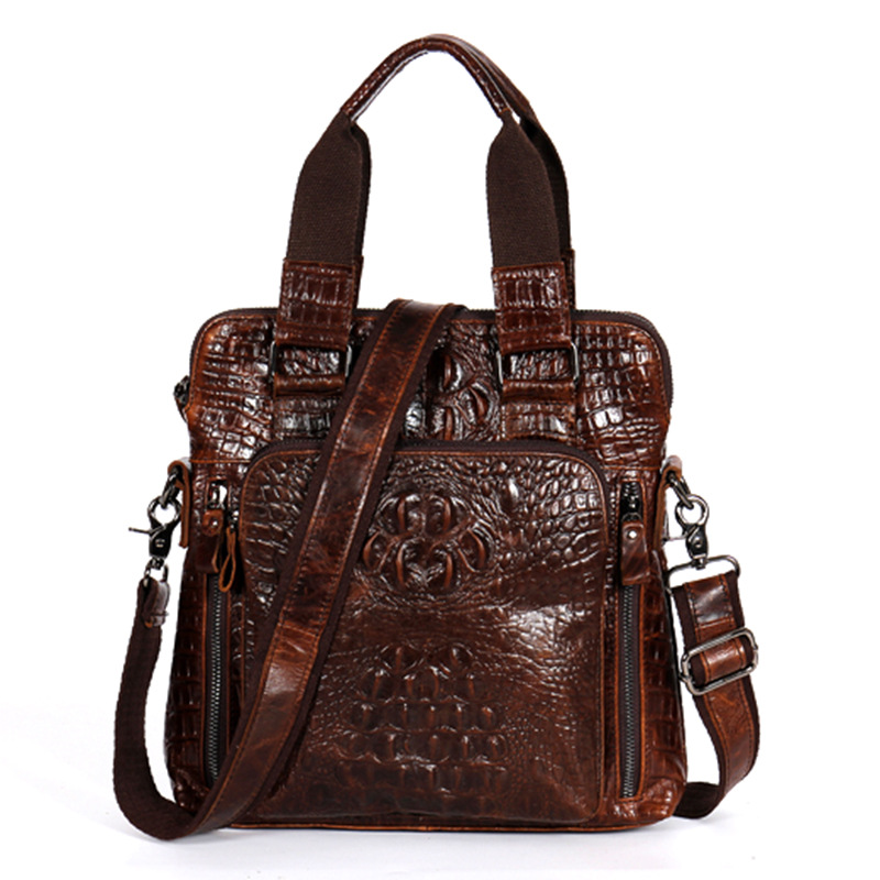 YETTIES Men's Slim Vertical La - Briefcase Leather Slim avaliação e preço