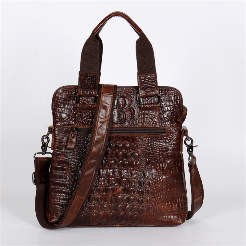 YETTIES Men's Slim Vertical La - Briefcase Leather Slim avaliação e preço