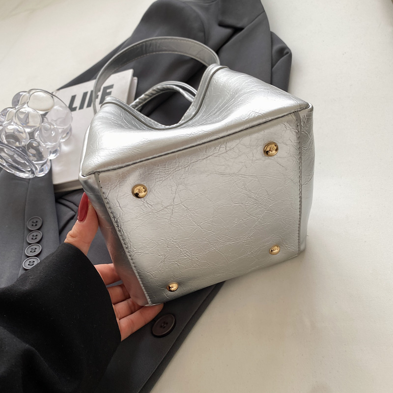 Solid Color Square PU Top-Hand - Luxury Bags On Sales avaliação e preço